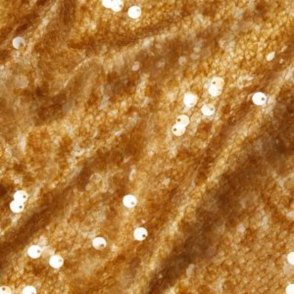 Badgley Mischka Odessa Gold Sequin Gown | Size 4 | Elegant Evening Formal Dress - Picture 6 of 12